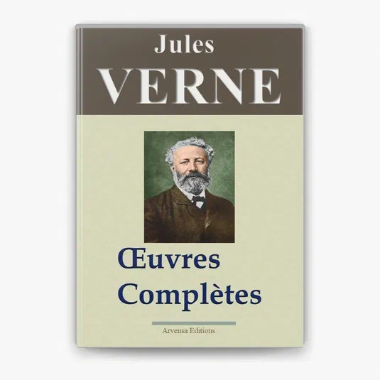 Couverture du livre Jules Verne Œuvres Complètes avec portrait de l'auteur